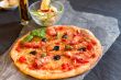 Pizza and salad