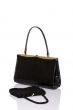 Lady black handbag and wallet