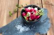 Radish in bowl