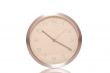 Silver wall clock