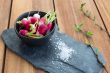Radish in bowl