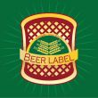 Beer label design.