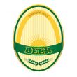 Beer label design.