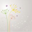 Floral card with butterflies