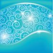 Abstract blue background. Vector illustration.
