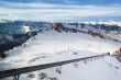 Winter with ski slopes of kaprun resort