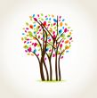 Illustration of beautiful spring background