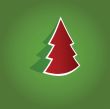 Christmas card with holiday elements.