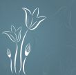 Decorative background with Tulips flowers