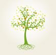 Illustration of beautiful spring background