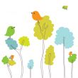 Illustration of beautiful spring background