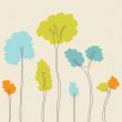 Illustration of beautiful spring background