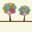 Illustration of beautiful spring background