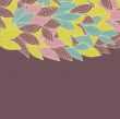 Floral pattern in autumn colors