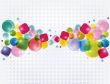 Neon lights  graphic design abstract background.
