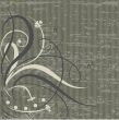 Abstract background with grey flowers