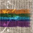 Abstract background with grey flowers