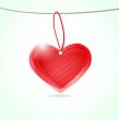 Cute vector background with vintage hearts