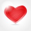 Cute vector background with vintage hearts