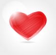 Cute vector background with vintage hearts