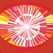 Abstract futuristic colored rainbow background