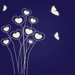 Floral card with butterfly