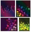 Neon lights  graphic design abstract background.