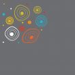 Neon lights  graphic design abstract background.