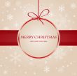 Christmas card with holiday elements.