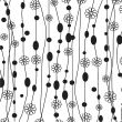 Floral seamless pattern in autumn colors