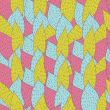 Floral seamless pattern in autumn colors