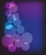 Abstract background with circles and squares