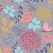 Vintage seamless background with birds