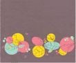 Vintage card with hand drawn flowers