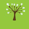 Ecology green bulb.