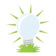 Ecology green bulb.
