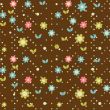 Floral seamless beautiful pattern