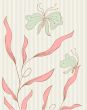 Vintage vector frame on floral background