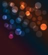 Abstract background with circles and squares