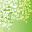 Abstract background with circles and squares