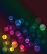 Abstract background with circles and squares