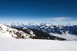 Winter with ski slopes of Kaprun resort