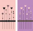 Floral vector background