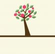 Abstract autumn tree
