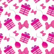 Cute vector background with small cupcake