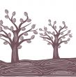 Abstract autumn tree