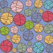 Floral seamless pattern in autumn colors