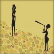 Abstract african native people