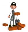 3d boy builder.