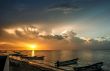 Sunset at a Yucatan Peninsula beach 
